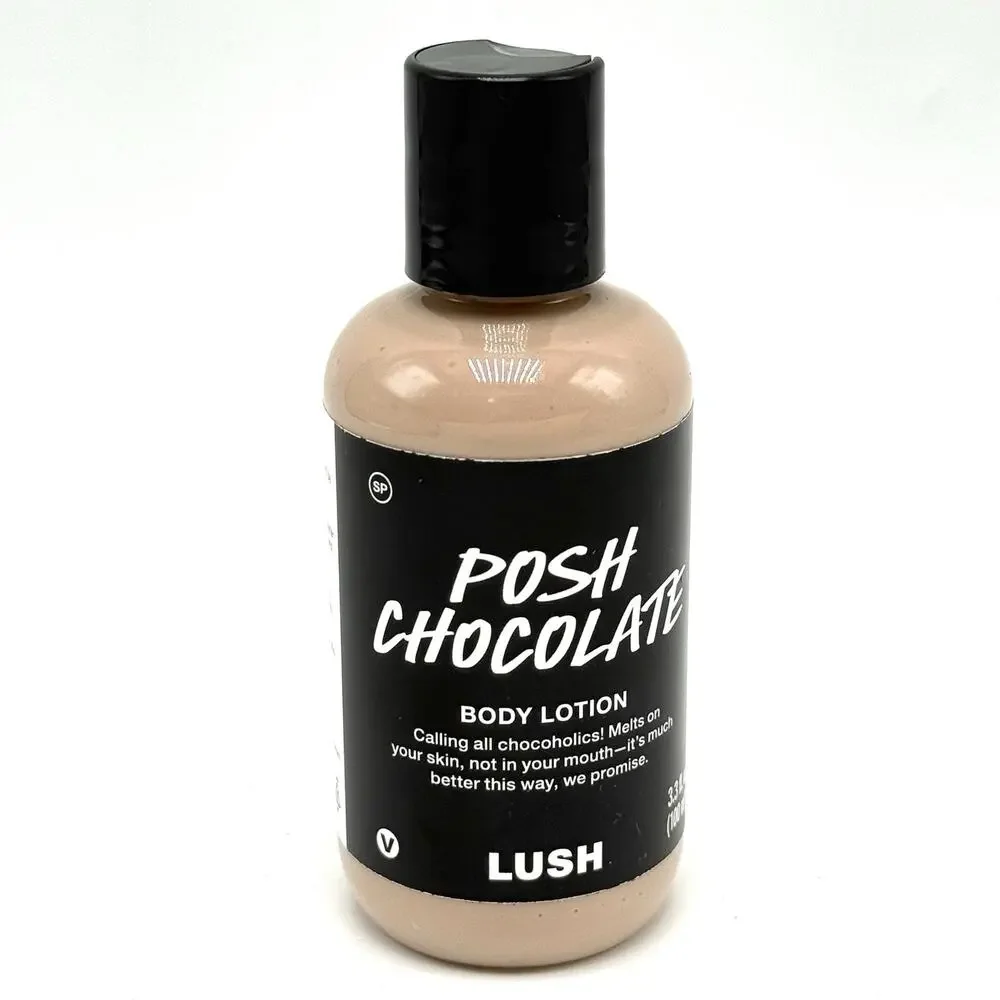 Lush Posh Chocolate Body Lotion 3.3oz Hazelnut Cocoa New Sealed
